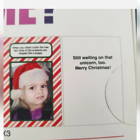 :* 2 new pks " What Do You Meme ?"  Greeting Cards & Envelopes Christmas funny - Picture 8 of 13